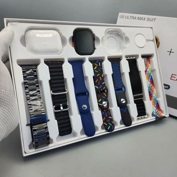 i20 Ultra Max Suit Display Smart Watch with Airpods